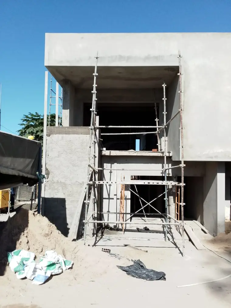 Estrutura de moradia em betão armado